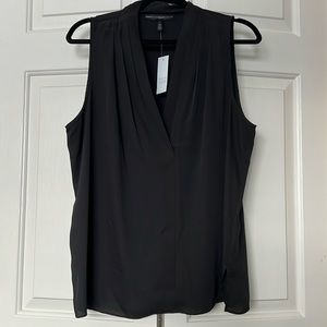 NWT, adorable sleeveless black blouse